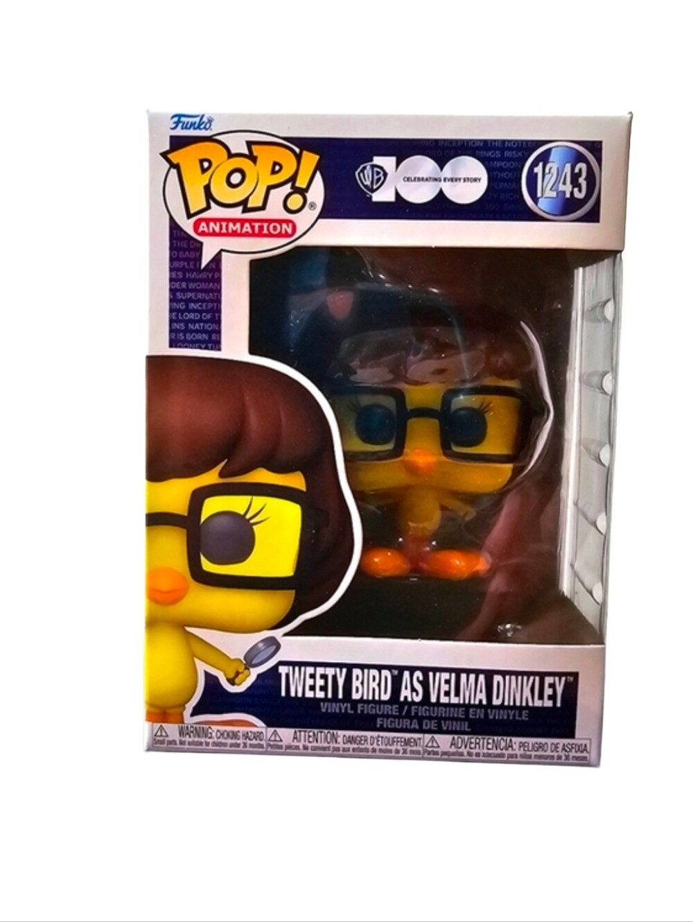 Funko Pop Animation Tweety Bird as Velma Dinkley #1243 NWT
